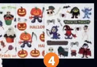 Lidl Halloween glitzer-sticker Angebot