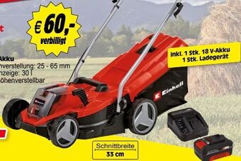 Zgonc Akku-rasenmäher ge-cm 18/33 li set Angebot
