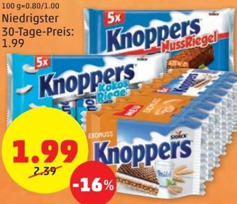 PENNY Knoppers riegel Angebot