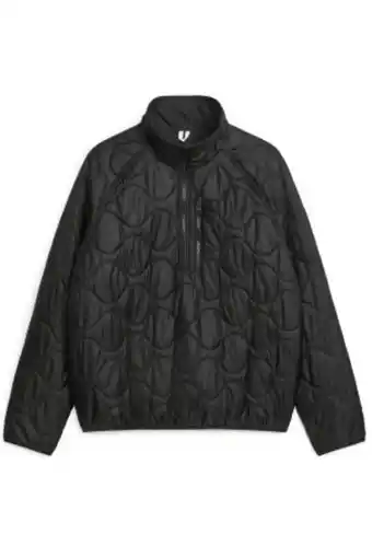 Steppjacke mit halbem reißverschluss von active