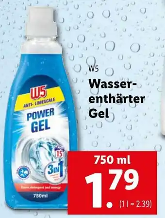 Lidl Wasser-Enthärter Gel 750ml Angebot