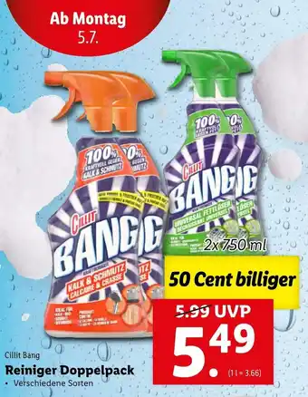 Lidl Reiniger Doppelpack 2x 750ml Angebot