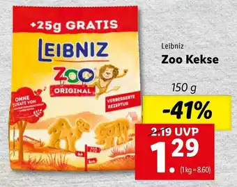 Lidl Zoo Kekse 150g Angebot