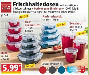 Norma Frischhaltedosen 4er Set Angebot