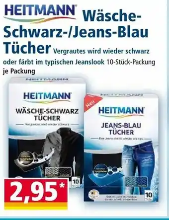 Norma Heitmann Wäsche-Scwaraz-/Jeans-Blau Tücher Angebot
