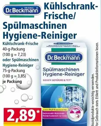 Norma Kühlschrank-Frische/ Spülmaschinen Hygiene-Reiniger Angebot