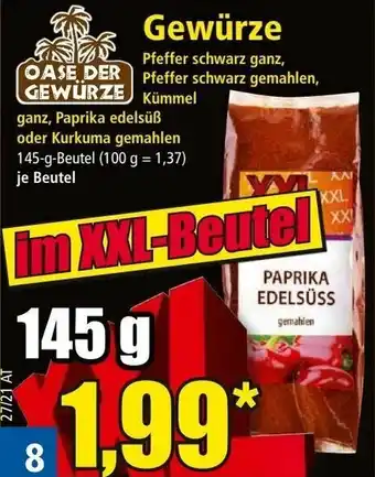 Norma Gewürze 145g Angebot