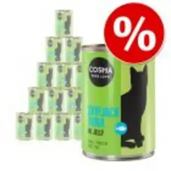 Zooplus 12 x 400 g cosma original und cosma asia in jelly zum sonderpreis! Angebot