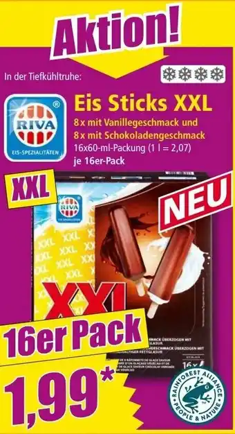Norma Eis Sticks XXL Angebot