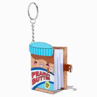 Peanut butter mini diary keychain