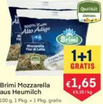 MPreis Brimi Mozzarella aus Heumilch 100 g Angebot