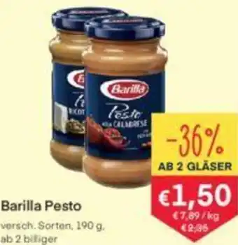 MPreis Barilla Pesto 190 g Angebot