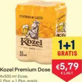 MPreis Kozel Premium Dose 4x500 ml Angebot