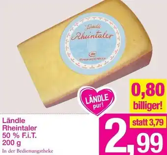 Sutterlüty Ländle Rheintaler 50 % 200 g Angebot