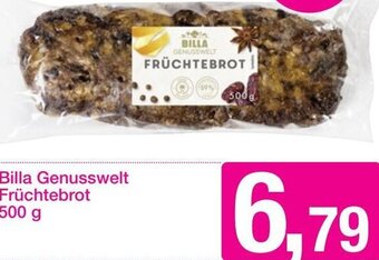 Sutterlüty Billa Genusswelt Früchtebrot 500 g Angebot