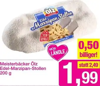 Sutterlüty Meisterbäcker Ölz Edel-Marzipan-Stollen 200 g Angebot