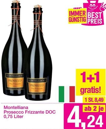 Sutterlüty Montelliana Prosecco Frizzante DOC 0,75 Liter Angebot
