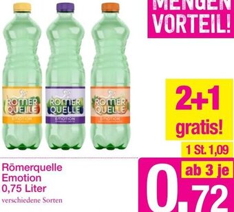 Sutterlüty Römerquelle Emotion 0,75 Liter Angebot