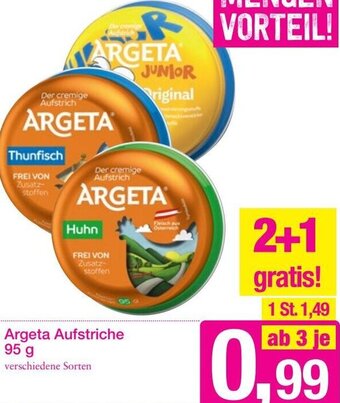 Sutterlüty Argeta Aufstriche 95 g Angebot