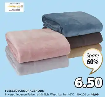 JYSK Fleecedecke 140x200 cm Angebot