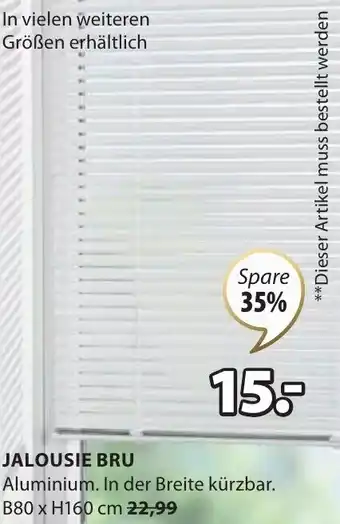 JYSK Jalousie Bru B80 x H160 cm Angebot