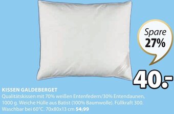JYSK Kissen Galdeberget 70x80x13 cm Angebot