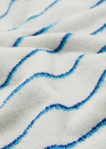 Mango Badetuch aus 100 % baumwolle mit streifenmuster 90 x 150 cm Angebot