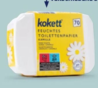 Hofer Toilettenpapier feucht airlaid Angebot