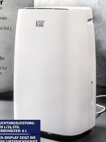 Hofer Luftentfeuchter Angebot