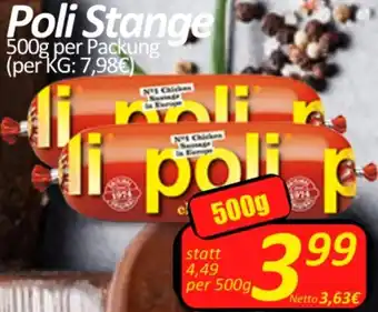 Wurstico Poli Stange 500 g Angebot