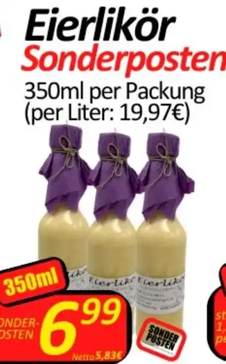 Wurstico Eierlikör 350 ml Angebot