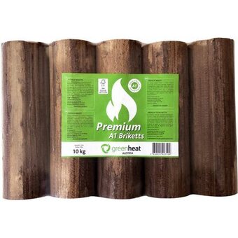 OBI Greenheat premium hartholzbriketts in pvc 10 kg Angebot