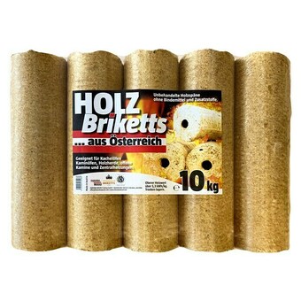Bauhaus Holzbriketts aus österreich (10 kg, heizwert (ca. kwh/kg): 5,3) Angebot