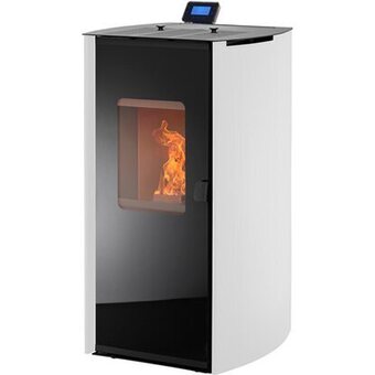 OBI Rowi pellet-heizofen eek: a+ hpo 9/2 vetro wifi 8,1 kw weiß Angebot