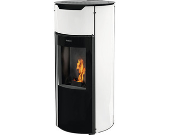 Hornbach Pelletofen aduro p1.4 stahl schwarz 8 kw inkl. wifi und glasverkleidung weiß Angebot