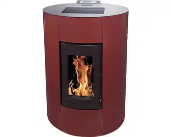 Hornbach Pelletofen interstoves aurelia 12 stahl bordeaux 11,4 kw Angebot