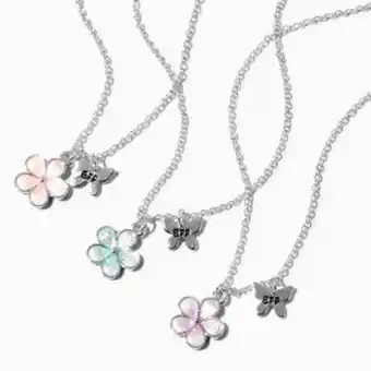 Claire's Best friends glow-in-the-dark daisy pendant necklaces - 3 pack Angebot