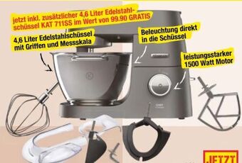 Maximarkt Küchenmaschine chef titanium kvc7300s Angebot