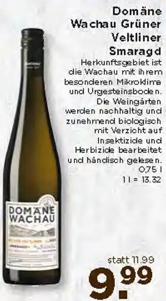 Unimarkt Domäne Wachau Grüner Veltliner Smaragd 1l Angebot