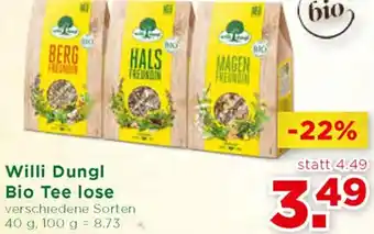 Unimarkt Willi Dungl Bio Tee Lose 40g Angebot