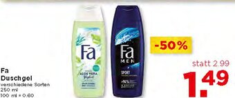 Unimarkt Fa Duschgel 250 ml Angebot