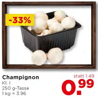 Unimarkt Champignon 250 g Angebot