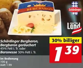 Strasser Markt Schärdinger Bergbaron, Bergbaron Geräuchert 100 g Angebot