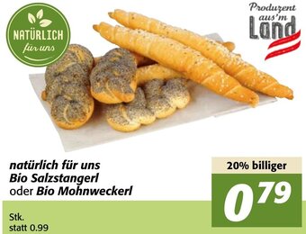 Strasser Markt Natürlich Für Uns Bio Salzstangerl Oder Bio Mohnweckerl Angebot