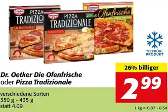 Strasser Markt Dr. Oetker Die Ofenfrische oder Pizza Tradizionale 350 g-435 g Angebot