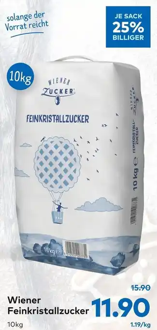 T&G Wiener Feinkristallzucker 10kg Angebot