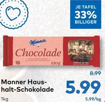 T&G Manner Haushalt-Schokolade 1kg Angebot