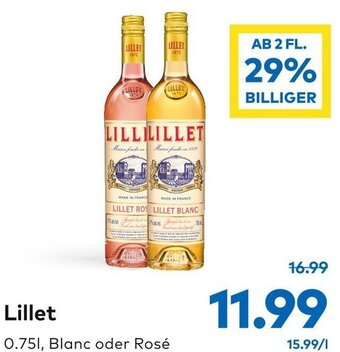 T&G Lillet 0.75l Angebot