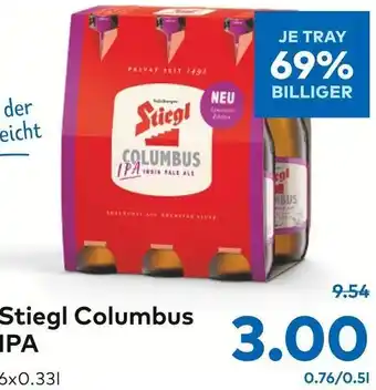 T&G Stiegl Columbus IPA 6x0.33l Angebot