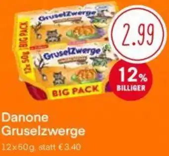 MPreis Danone Gruselzwerge 12x50g Angebot